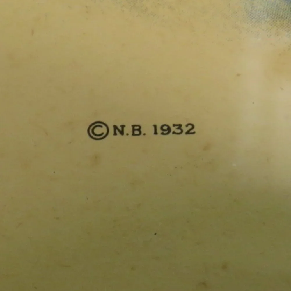 Vintage baby lithograph